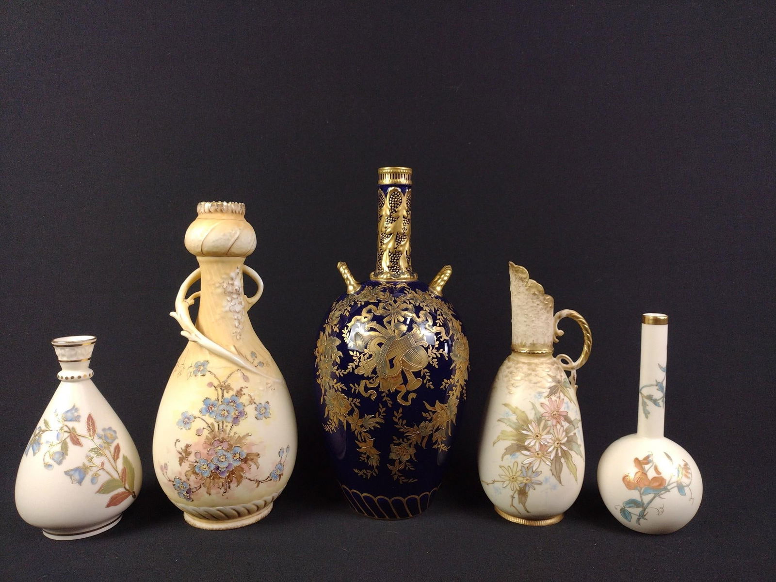 5 Marked Decorative Vases incl Royal Crown Derby (1 of 12)