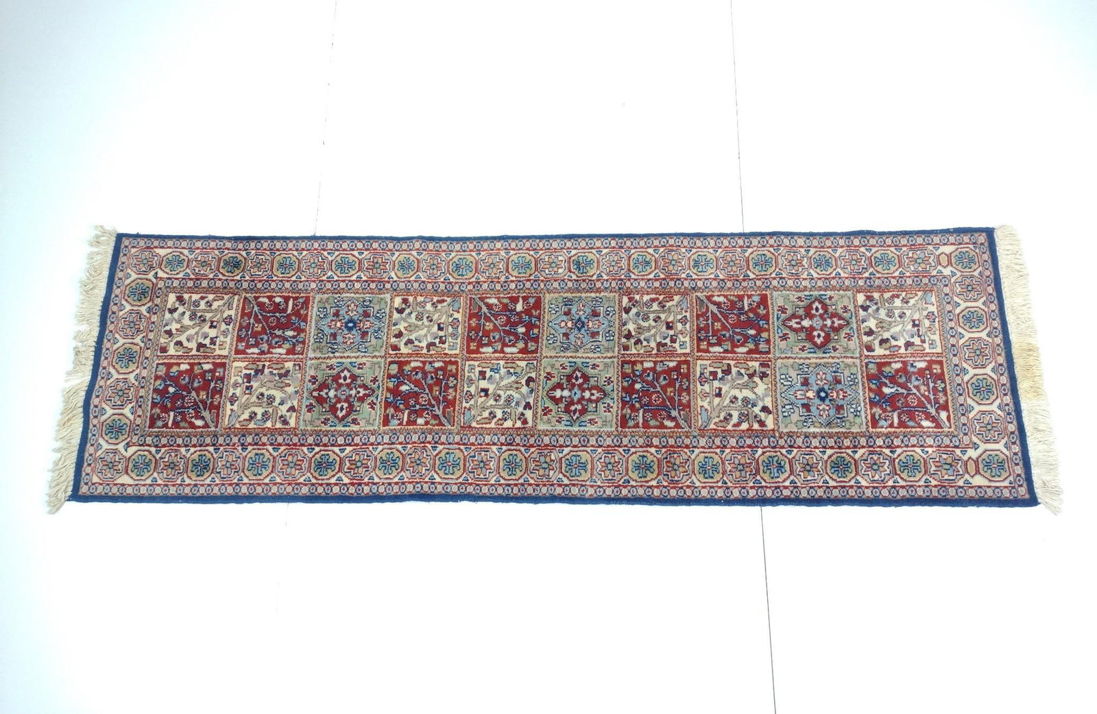 Runner Rug: NOT ELIGIBLE FOR IN-HOUSE SHIPPING - See Terms for Shipping Options. 8'2" wide X 2'6" wide.
