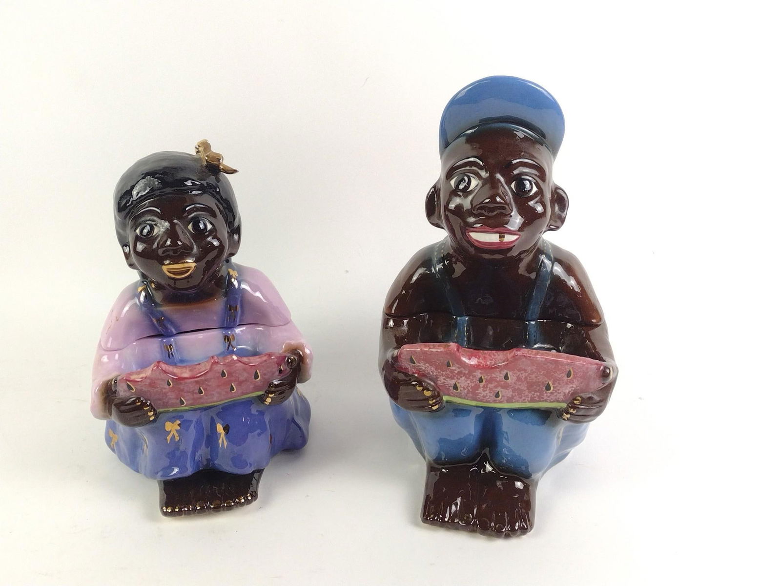 2 New Rose Collection Black Americana Cookie Jars (1 of 7)