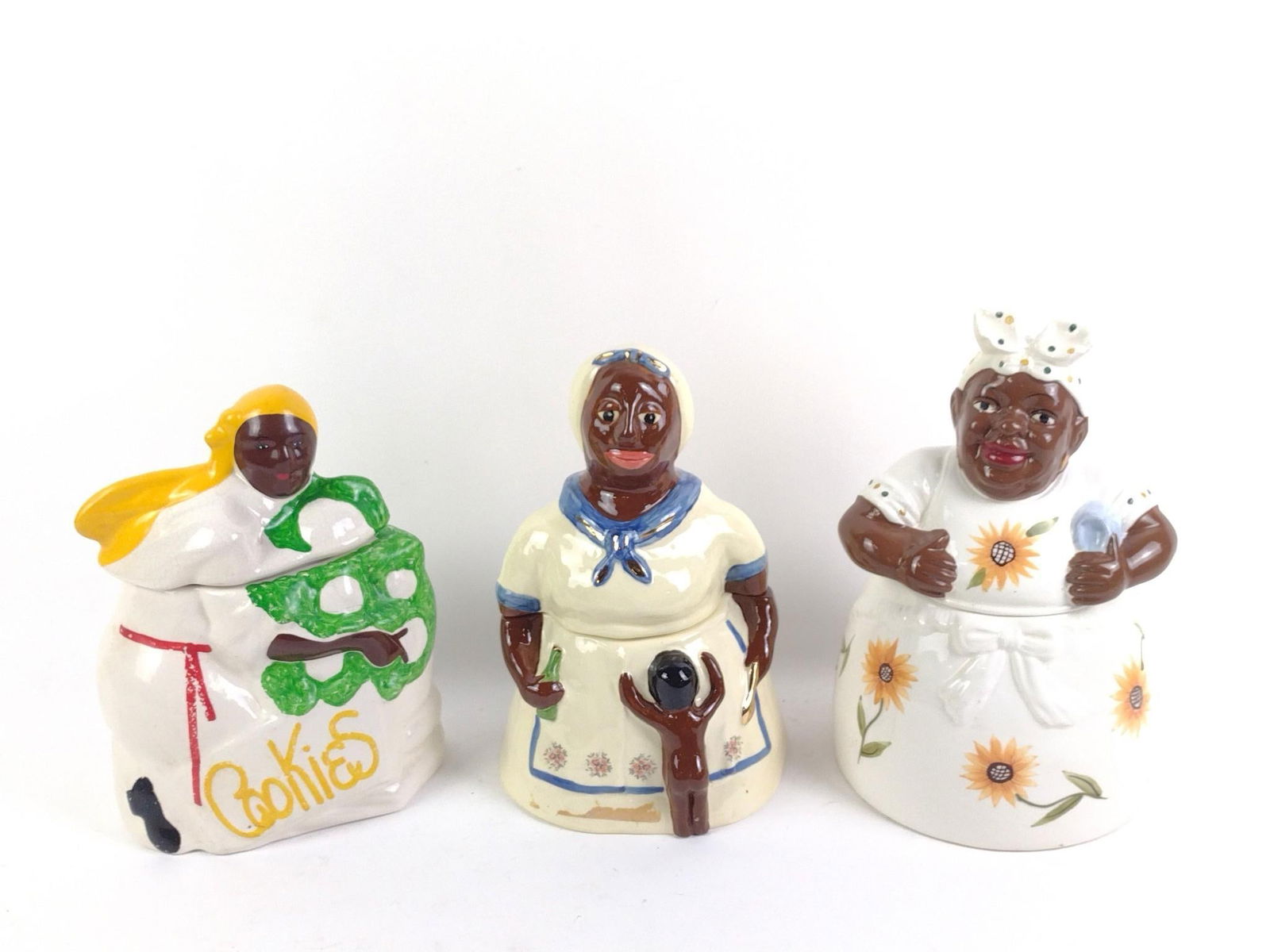 3 Black Americana Cookie Jars incl McCoy (1 of 8)
