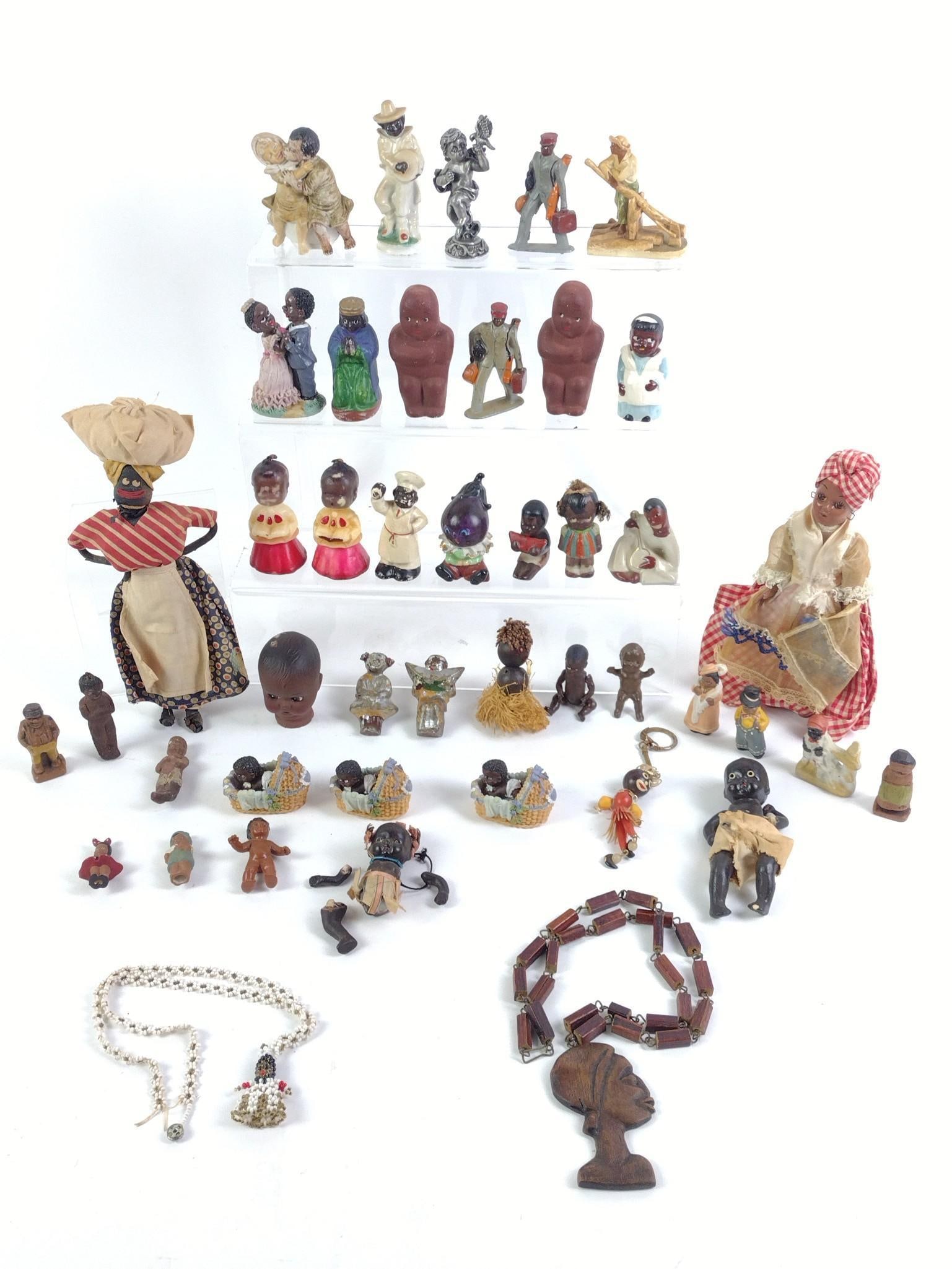 Grouping of Black Americana Dolls and Figurines (1 of 7)