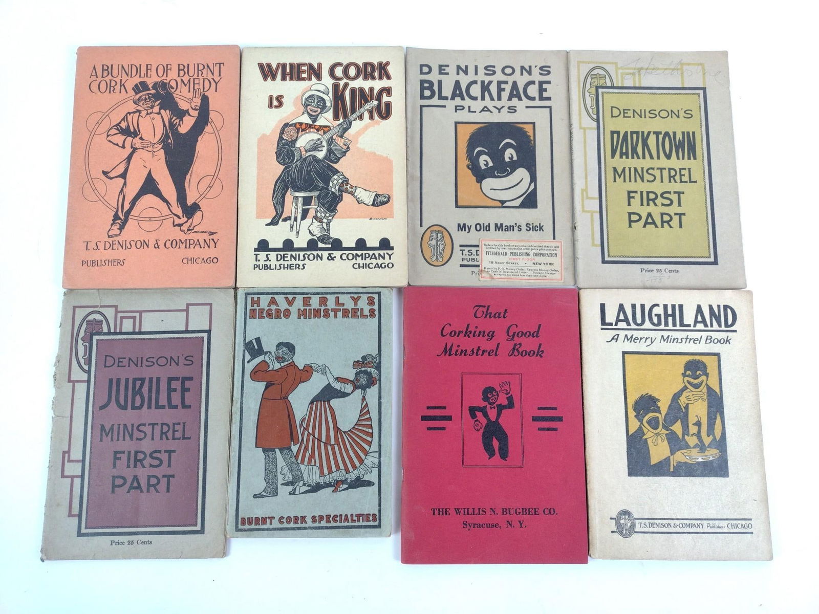 13 Black Americana Booklets incl Minstrel Play Books (1 of 3)
