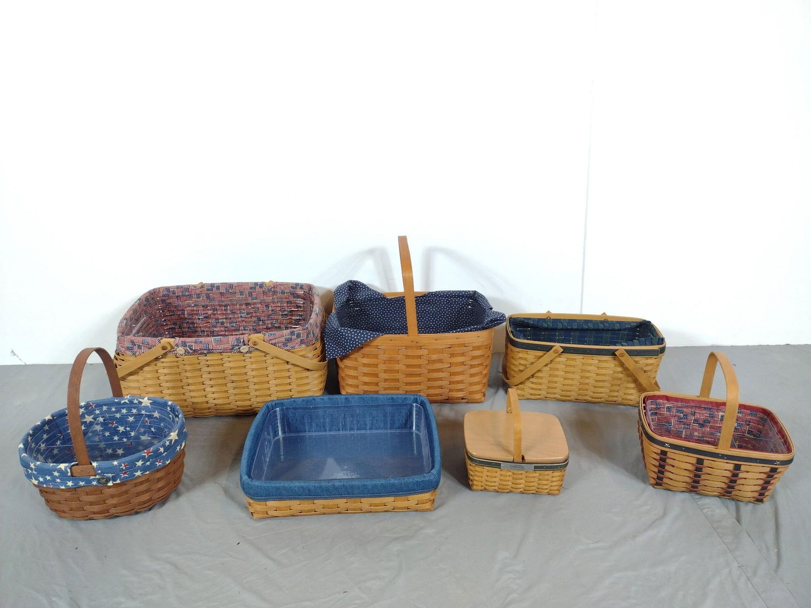 7 Signed Longaberger Baskets (1 of 6)
