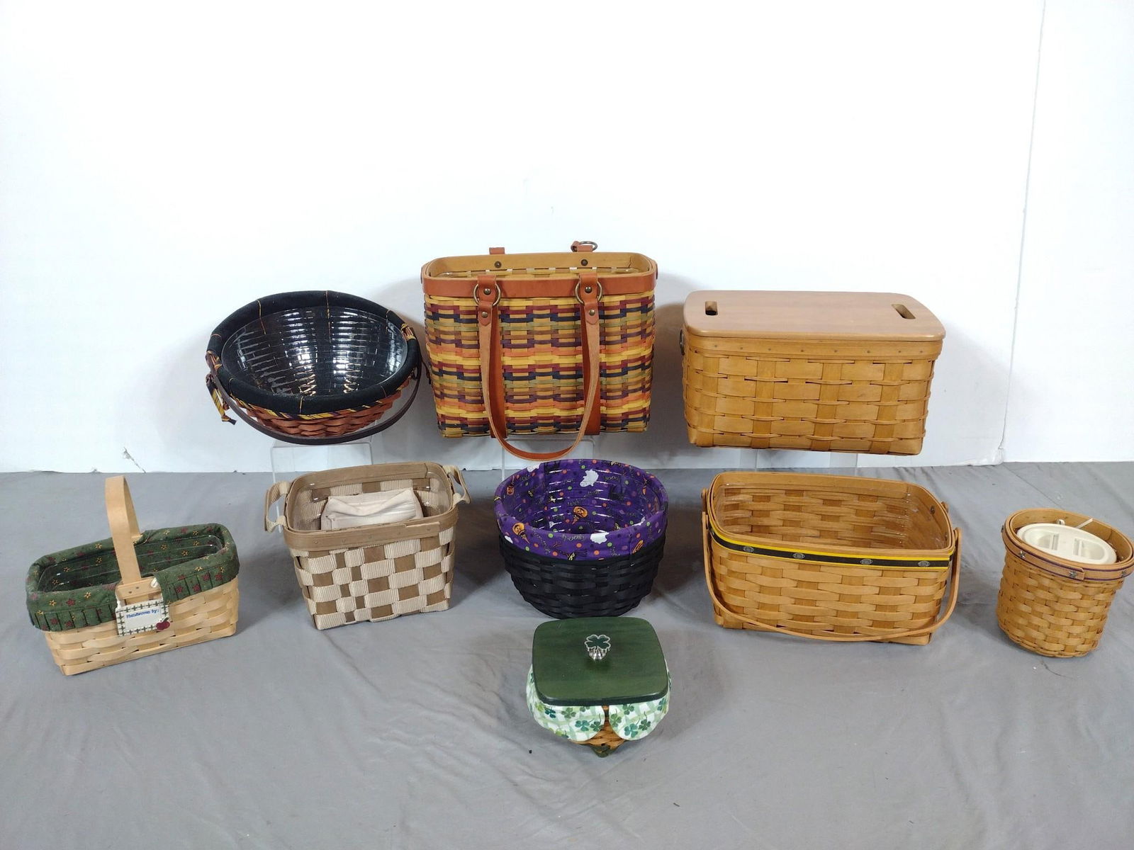 9 Longaberger Baskets, Most Signed (1 of 7)