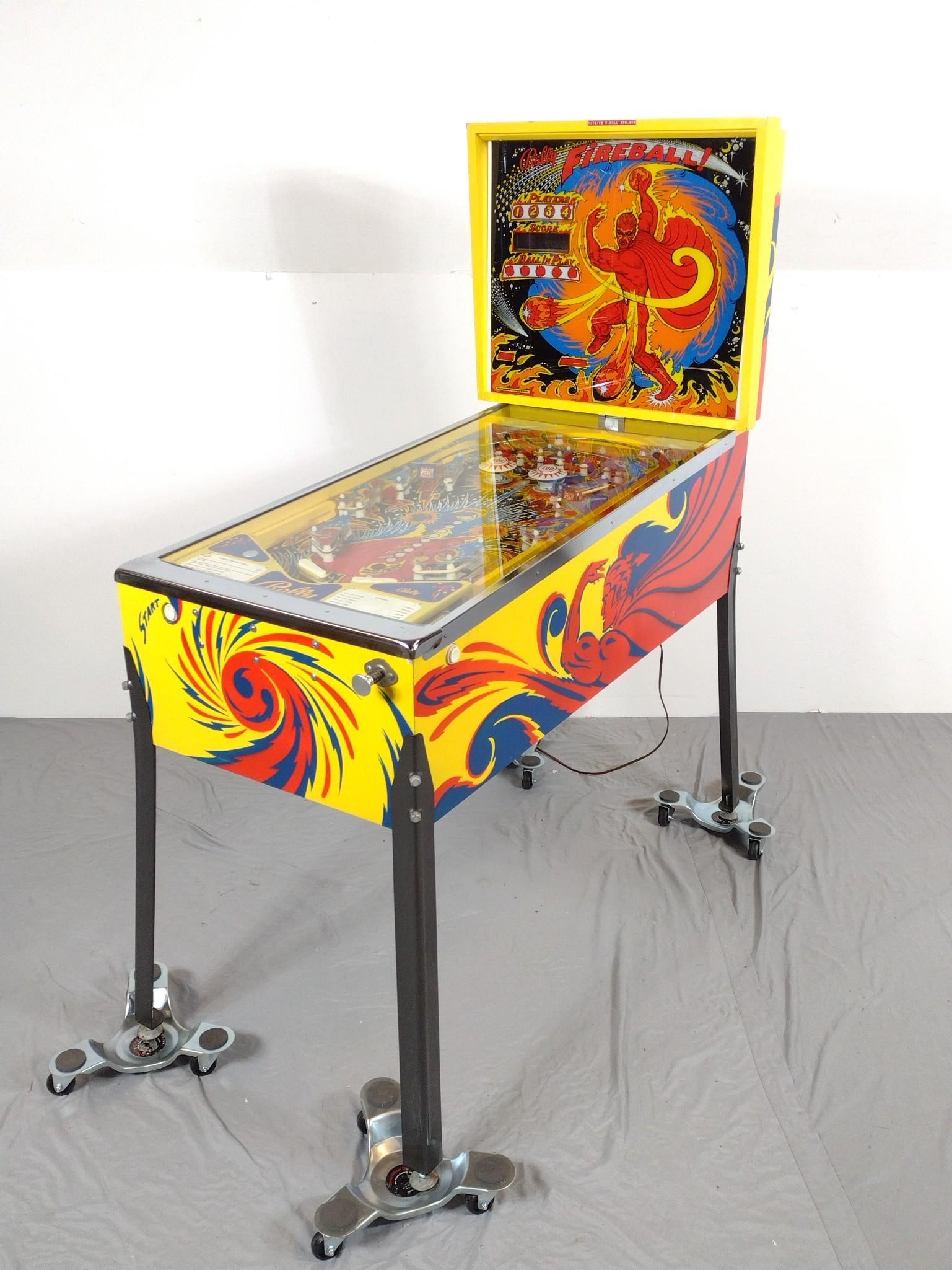 1970s Bally Fireball Pinball Machine (1 of 9)