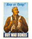 WWII Tuskegee Airman War Bond Poster