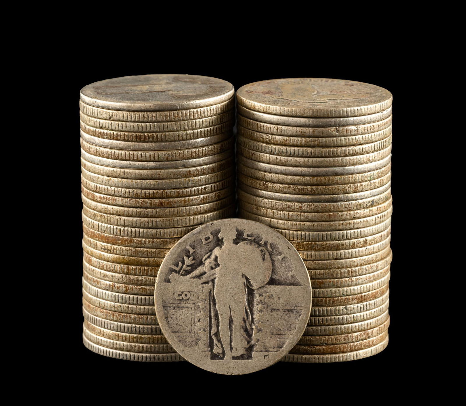 Fifty Five Standing Liberty Silver Quarters (1 of 1)