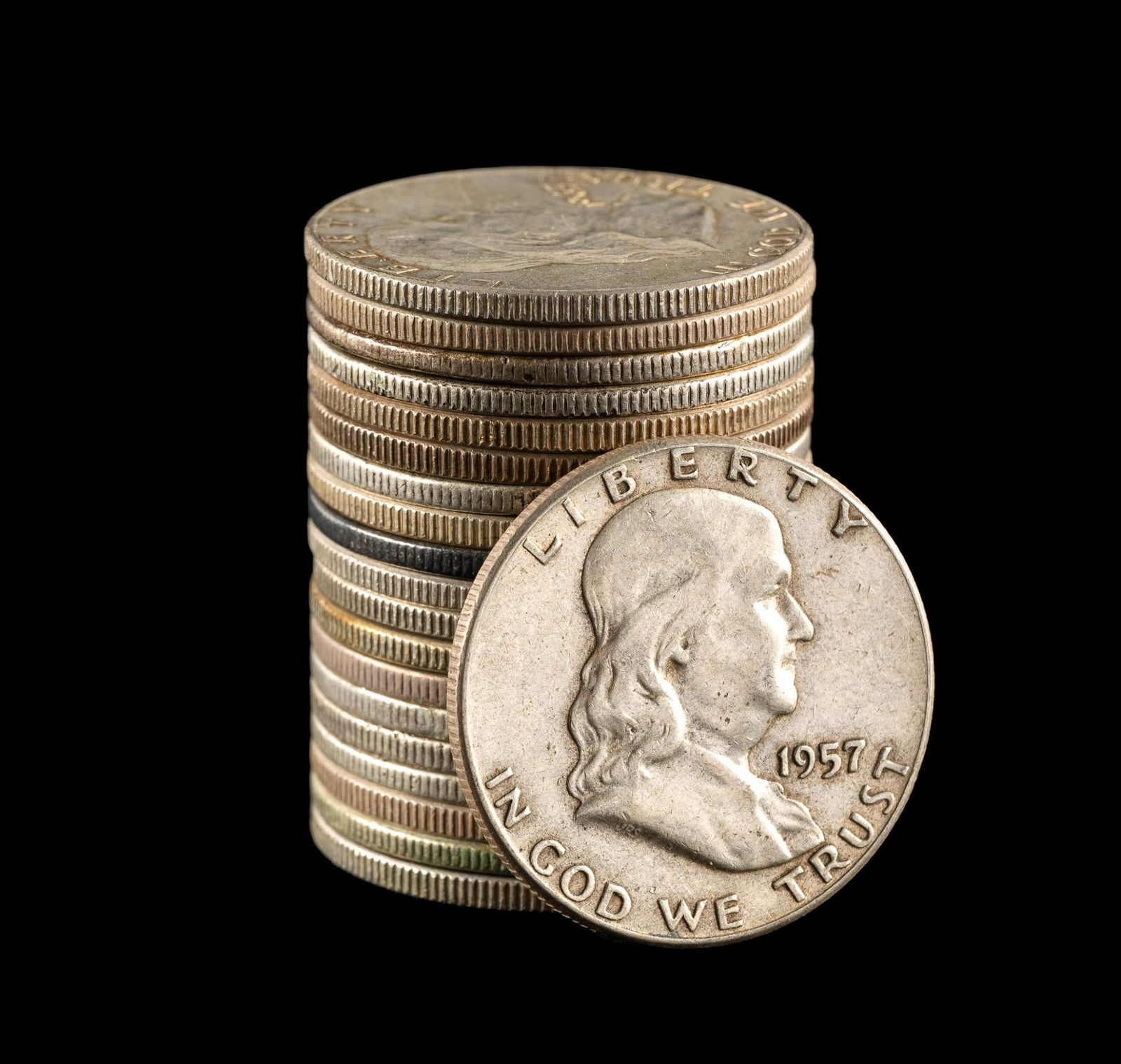 Twenty Silver Half Dollars (1 of 1)