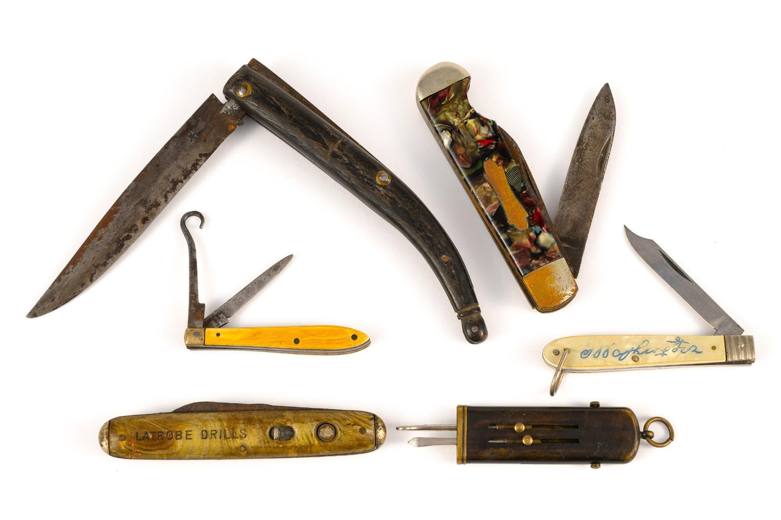 Revolutionary War Era Folding Knife and Other Antique Knives (1 of 2)