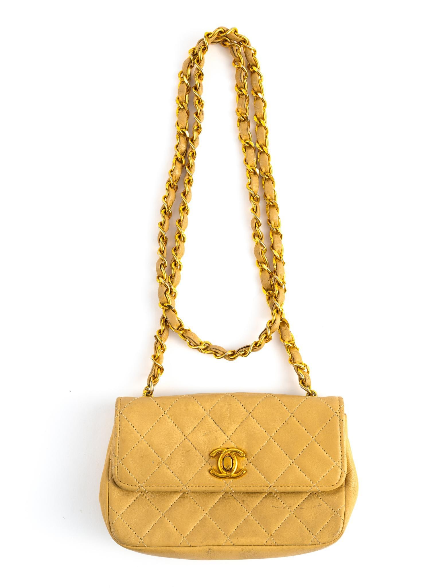 Chanel Quilted Lambskin Mini Flap Shoulder Bag (1 of 5)