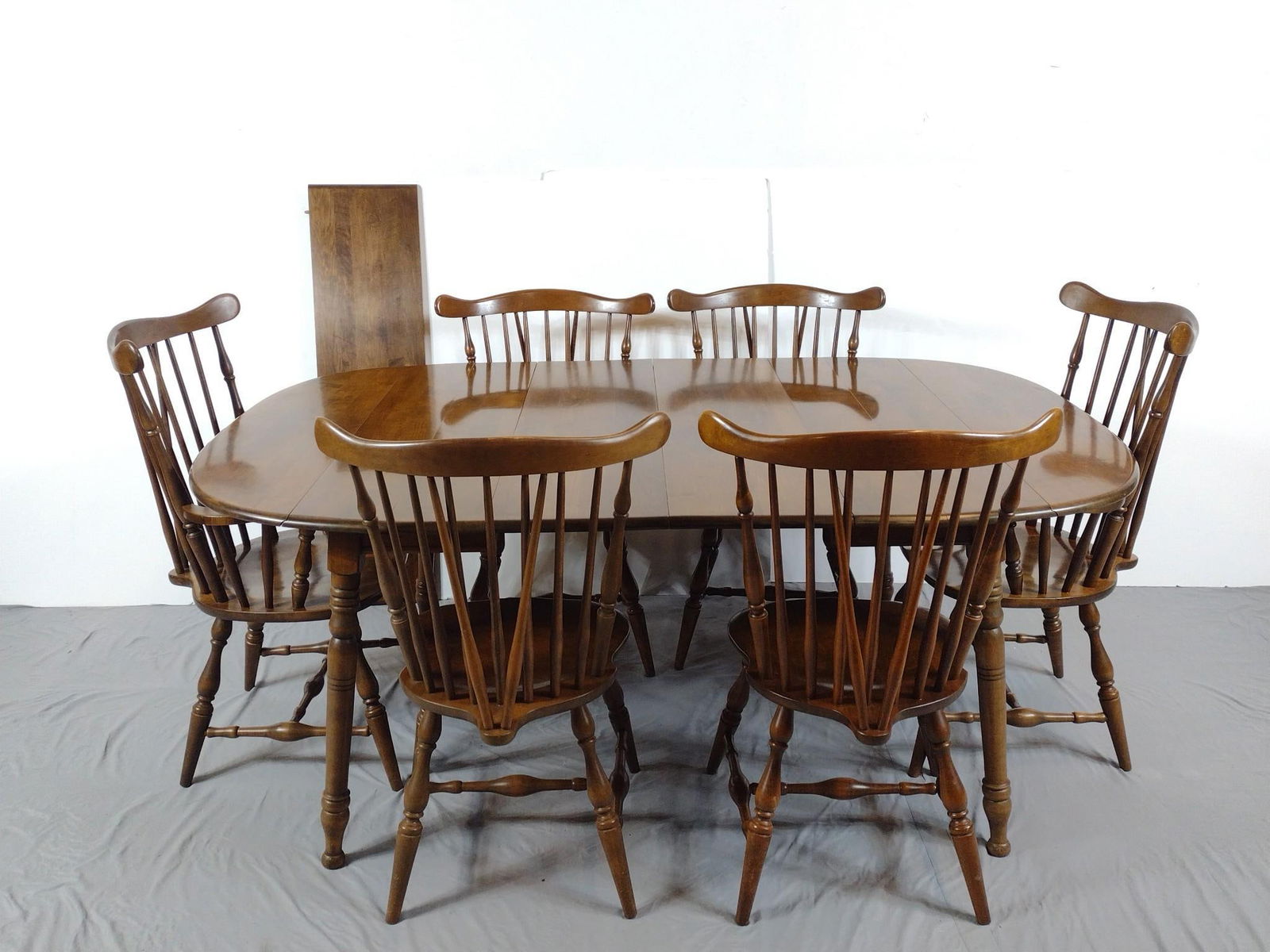 Heywood Wakefield Dining Table & 6 Chairs (1 of 8)