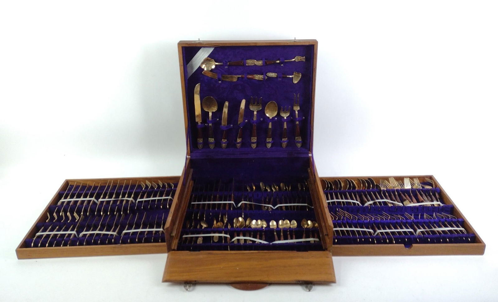 Brass Thailand Flatware Set in Original Box (1 of 7)