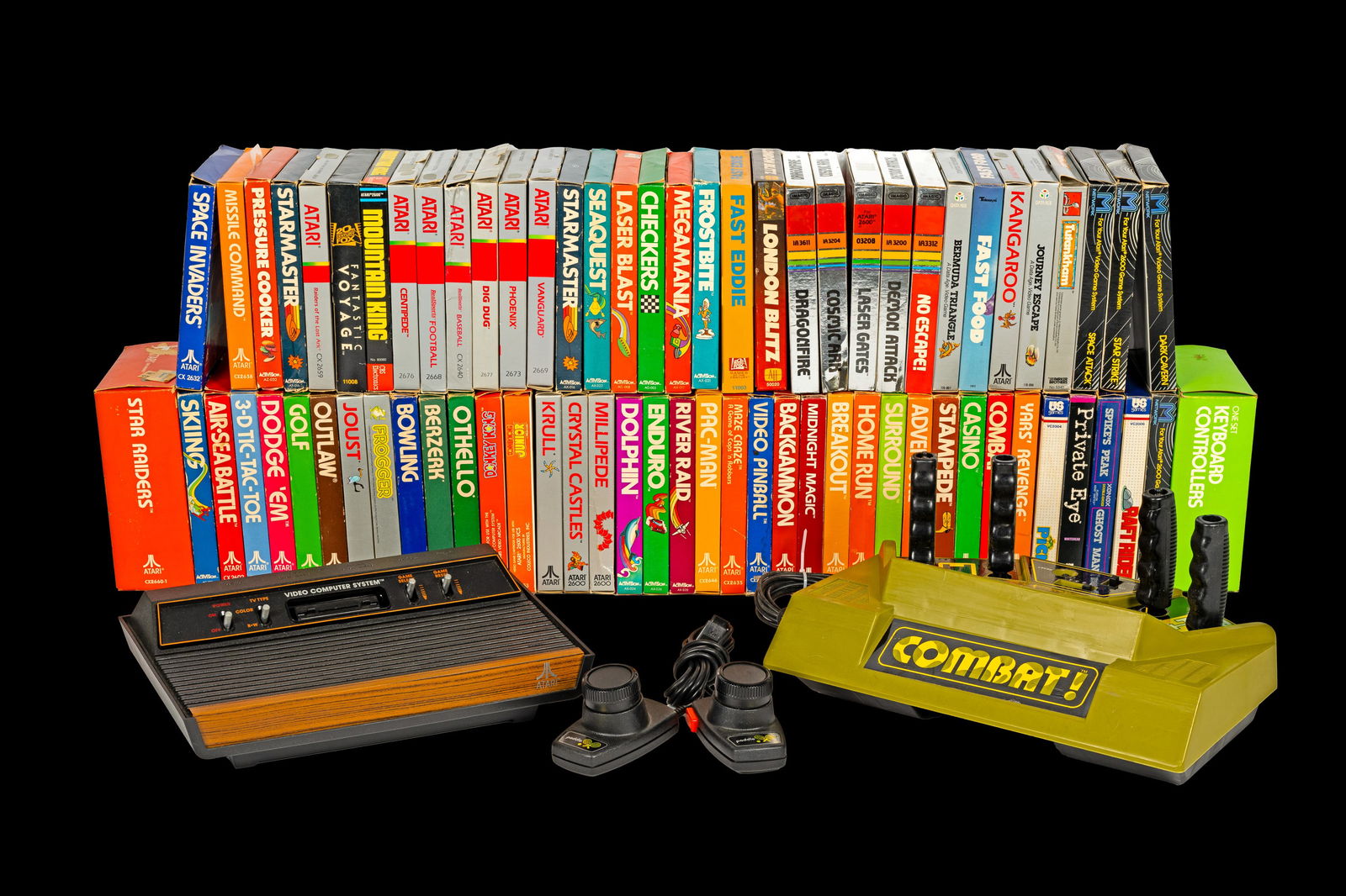 Atari 2600 w/ Accessories and Games (1 of 9)