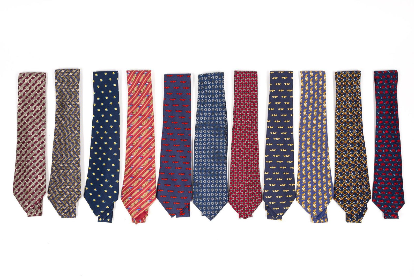 11 Hermes Silk Ties (1 of 3)