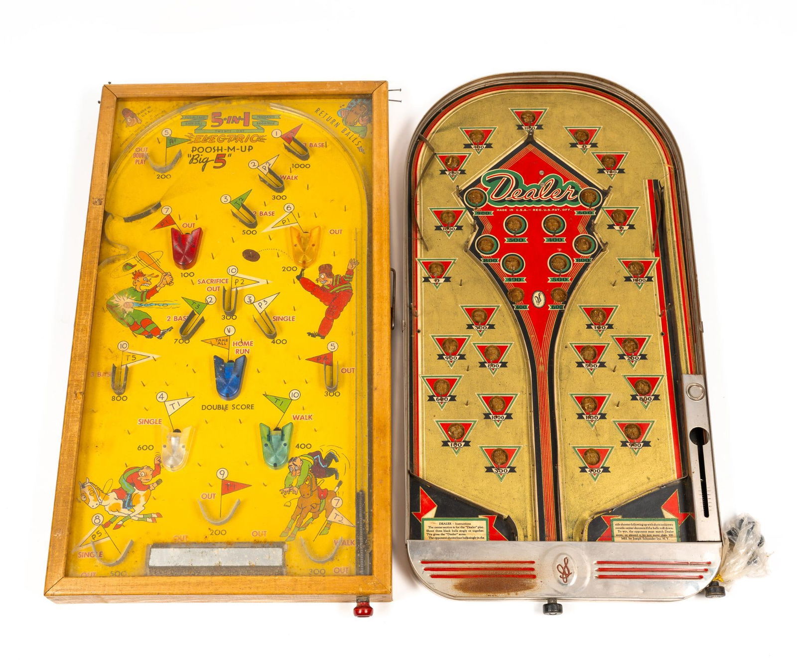 2 Tabletop Pinball Games (1 of 3)