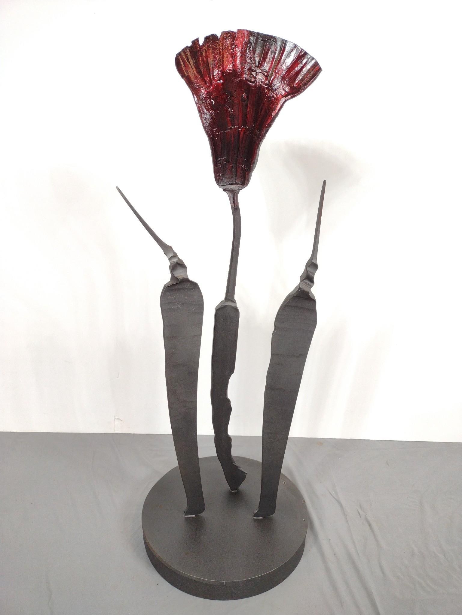 "Emergence" Steel Sculpture By James Cavagnaro (1 of 7)