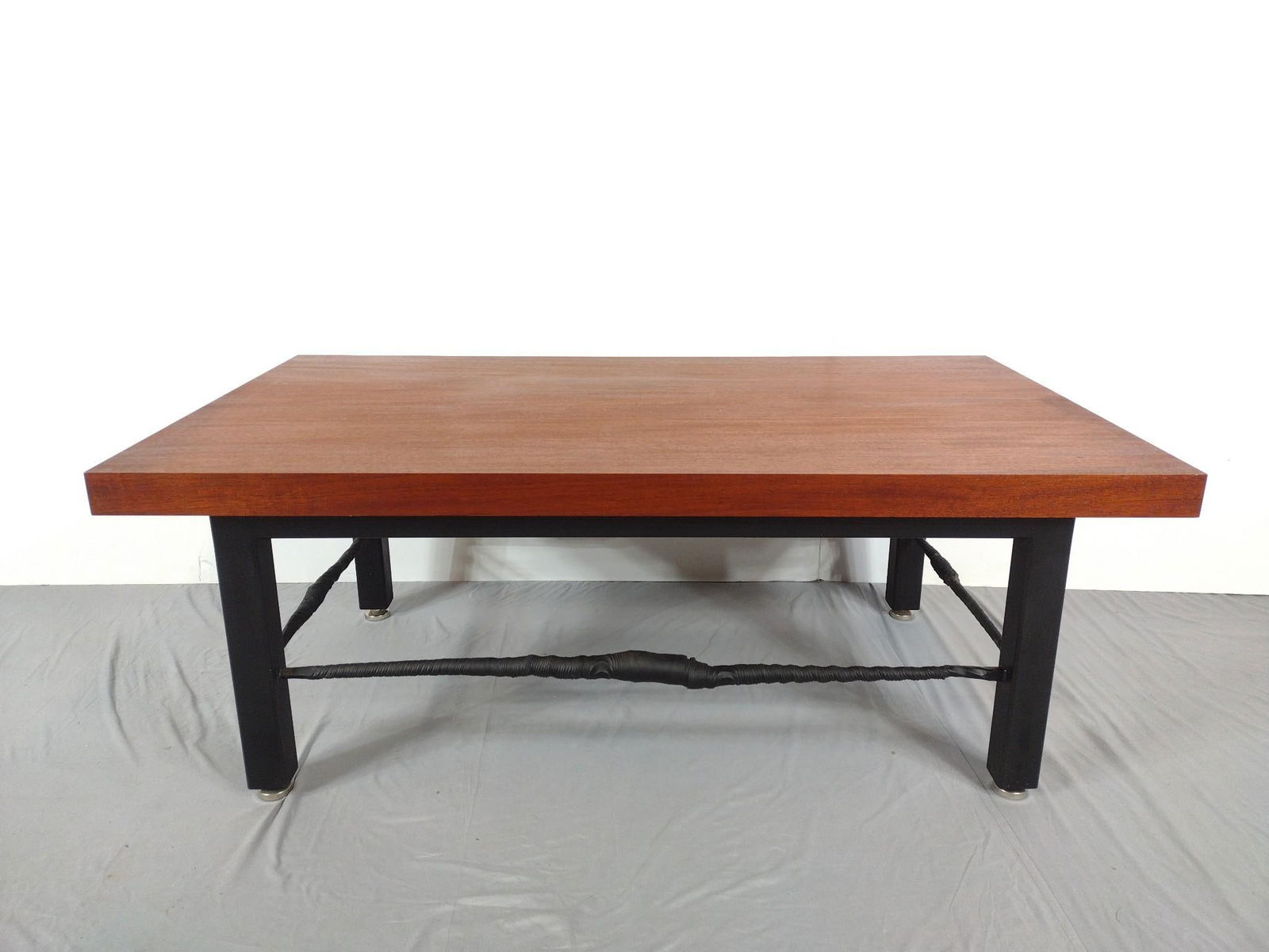 Steel Frame Coffee Table W/ Walnut Top By James Cavagnaro (1 of 7)