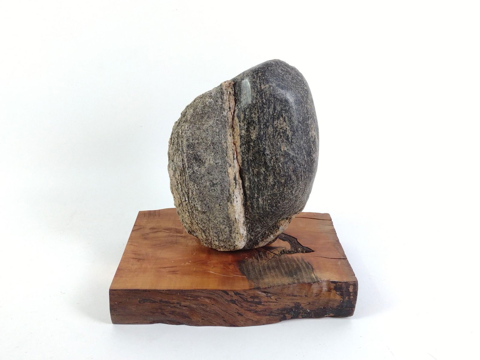 "Lava" With Wood Base Sculpture by James Cavagnaro (1 of 4)