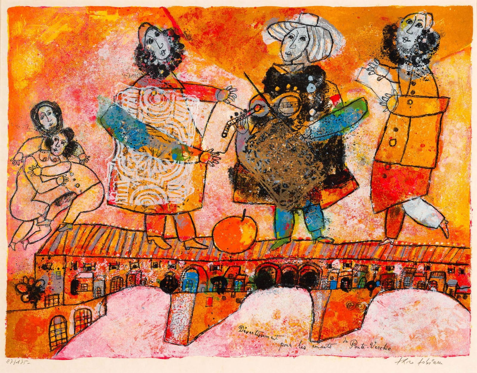 Theo Tobiasse Lithograph (1 of 5)