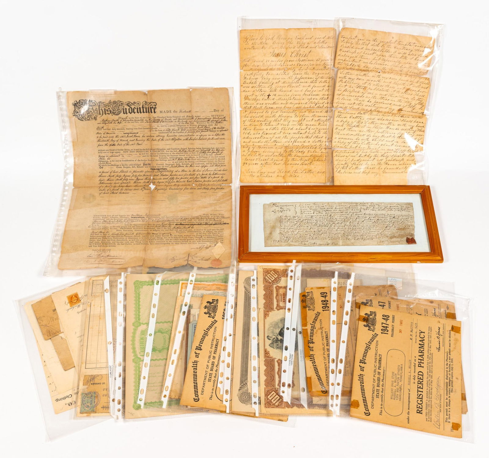 Grouping of Ephemera incl Certificates (1 of 7)