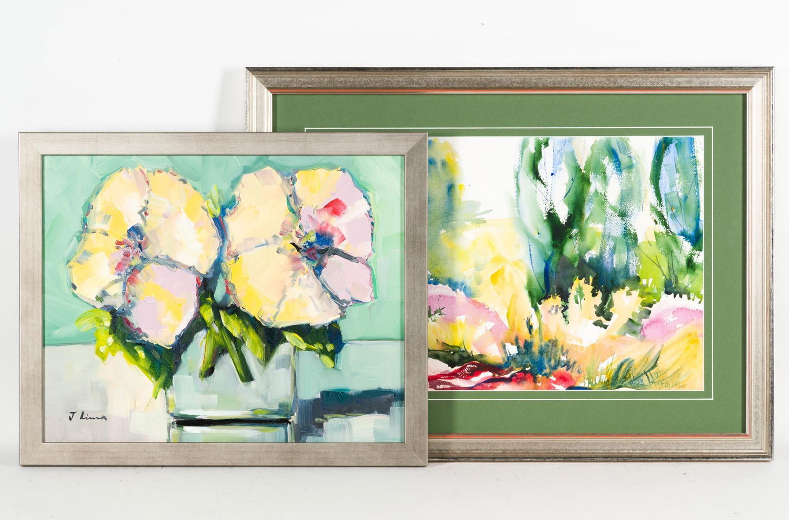 Two Floral Paintings (1 of 7)