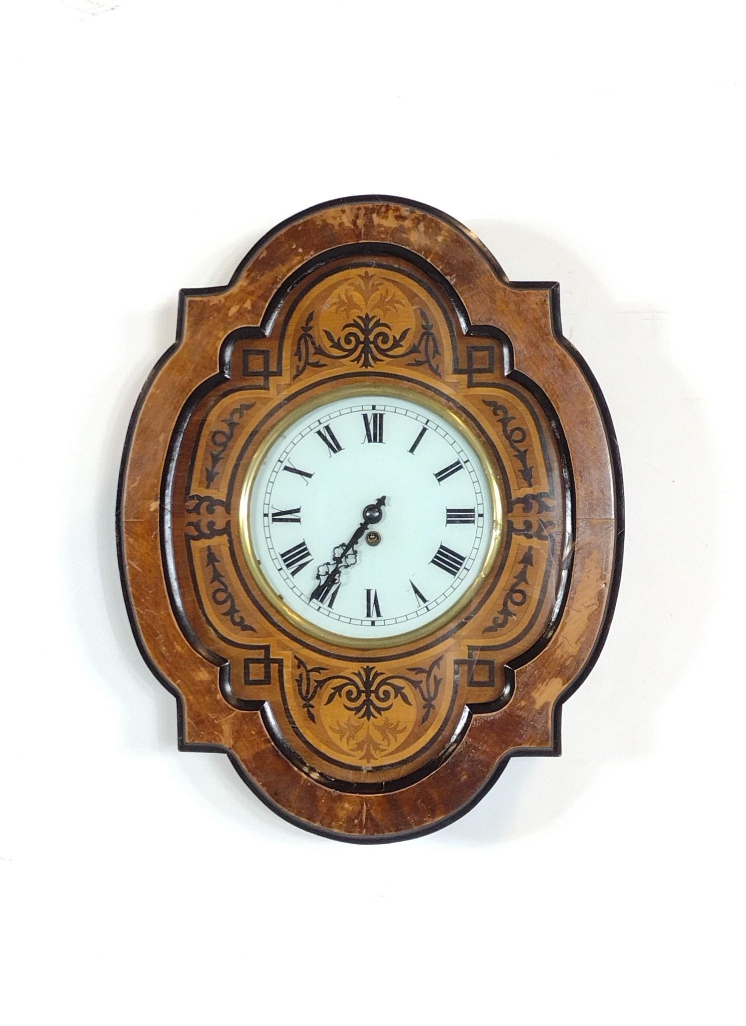 19th Century French Oeil de Boeuf Hanging Clock (1 of 2)