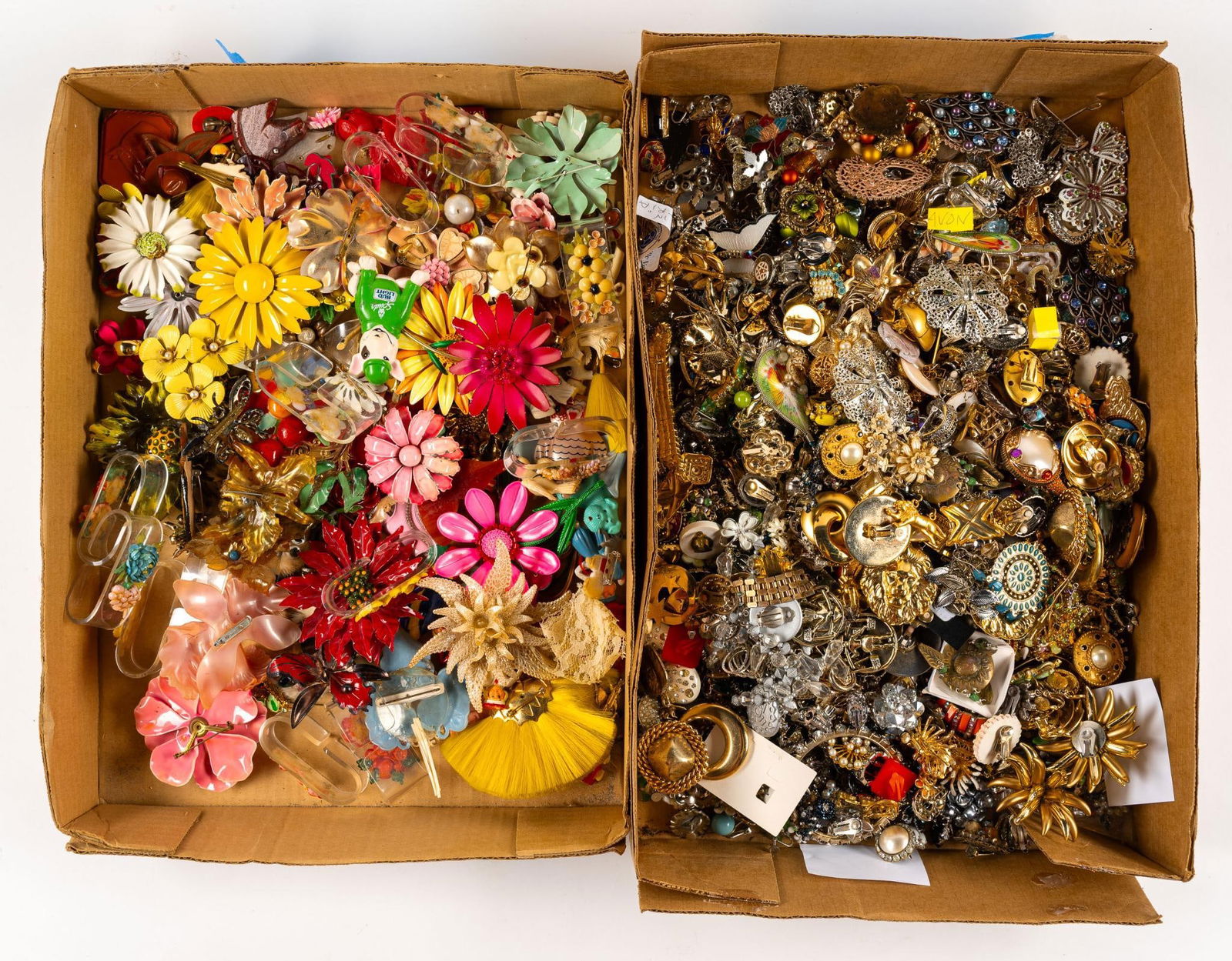 Vintage and Costume Jewelry: Includes brooches, earrings, and more. Most unsigned.