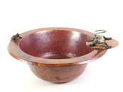 Copper Sink w/ Lizard and Frog