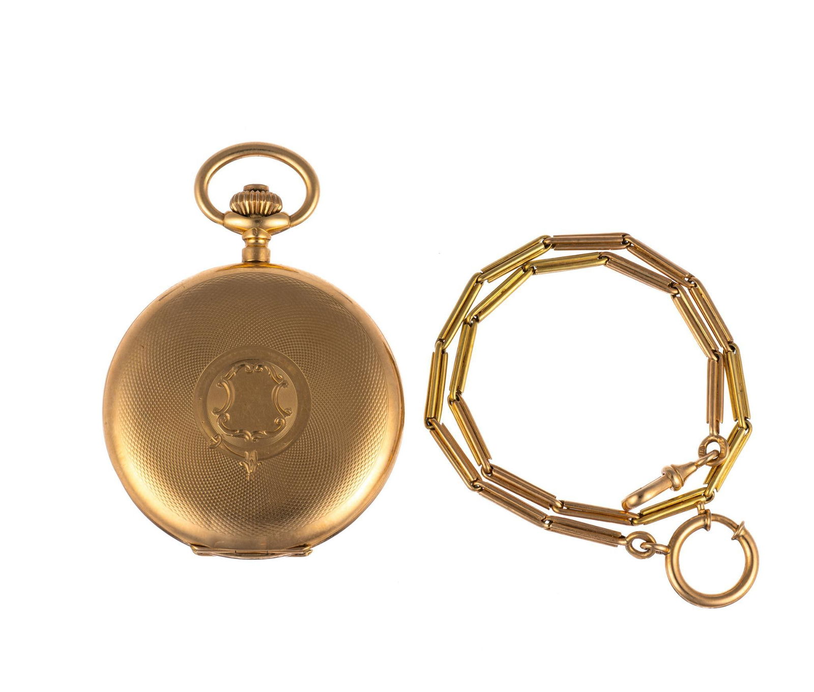 Invicta Seeland 14K Gold Pocket Watch (1 of 7)