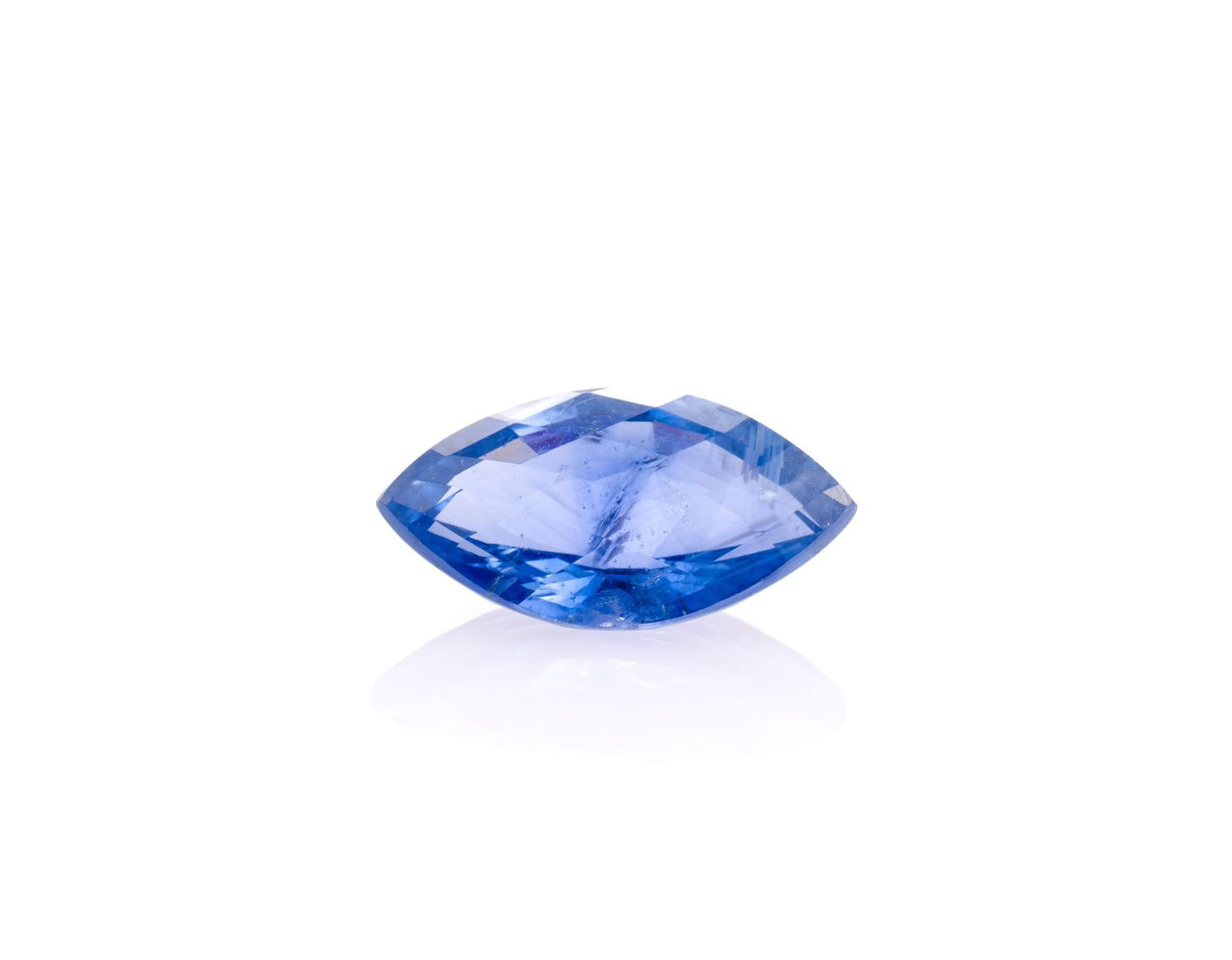 Unmounted Sapphire: Marquise, 2.05 carats. Heated. From a selection of fine gemstones of a retiring GIA Graduate Gemologist, custom jewelry designer, appraiser, artist, and avid collector.