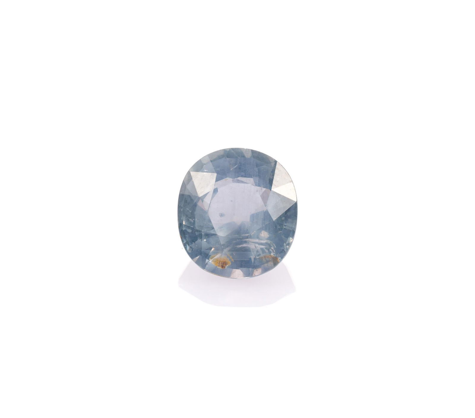Unmounted Sapphire: Oval, 3.96 carats, SI, unheated. From a selection of fine gemstones of a retiring GIA Graduate Gemologist, custom jewelry designer, appraiser, artist, and avid collector.