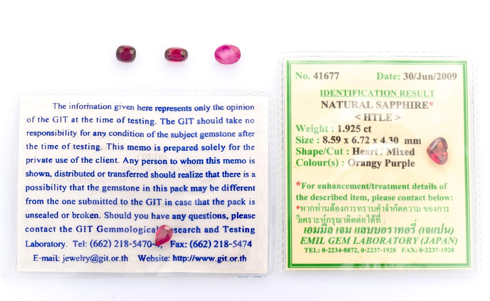 5 Unmounted Gemstones (1 of 13)