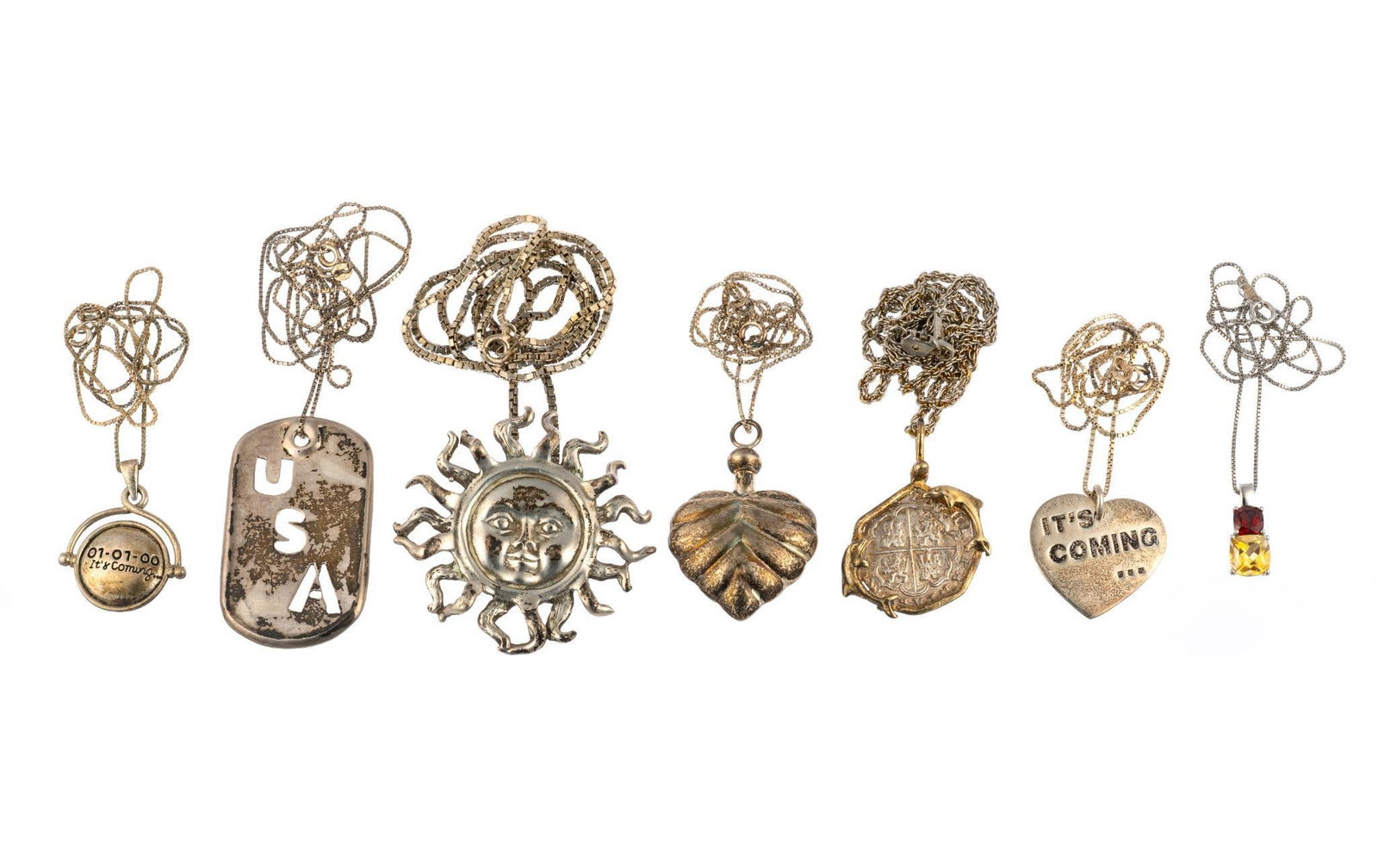 Sterling Silver Pendants and Chains (1 of 3)