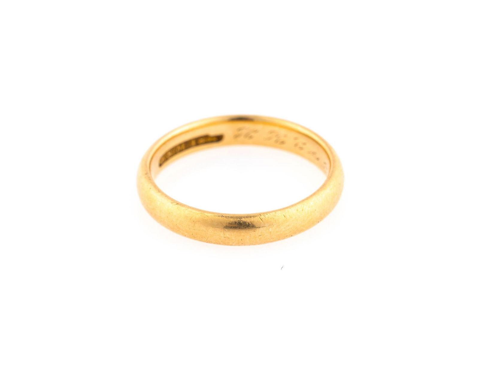 18K Gold Band Ring (1 of 2)