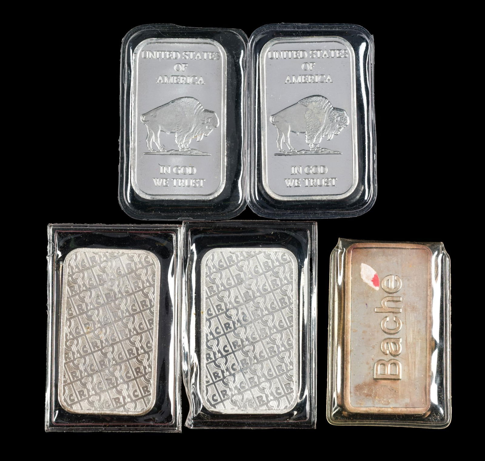 Five Silver One Ounce Bars - 2