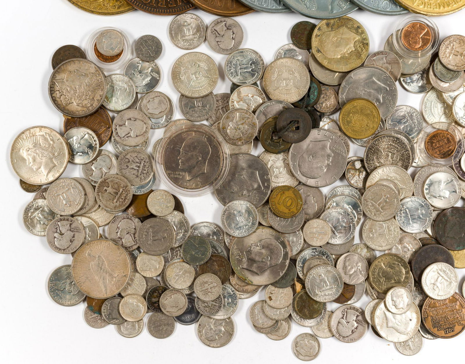 Mixed Silver Quarters Half Dollars Dollars - 2