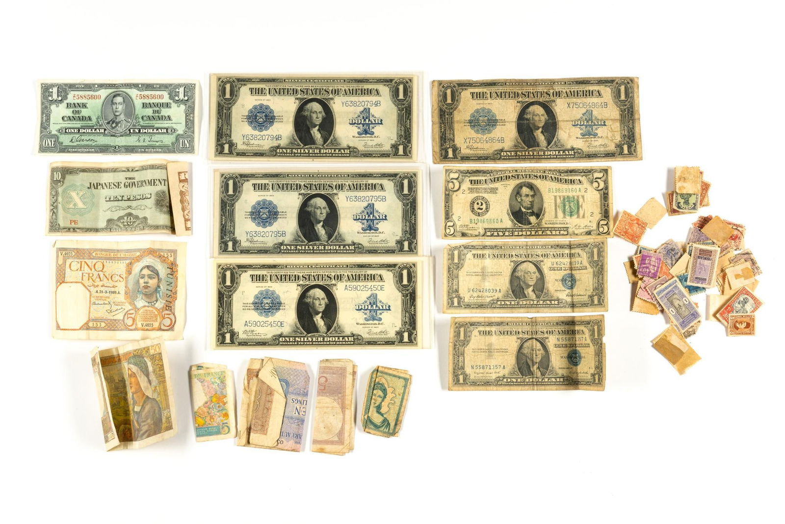1923 Large Silver Certificate Bills And Others (1 of 4)