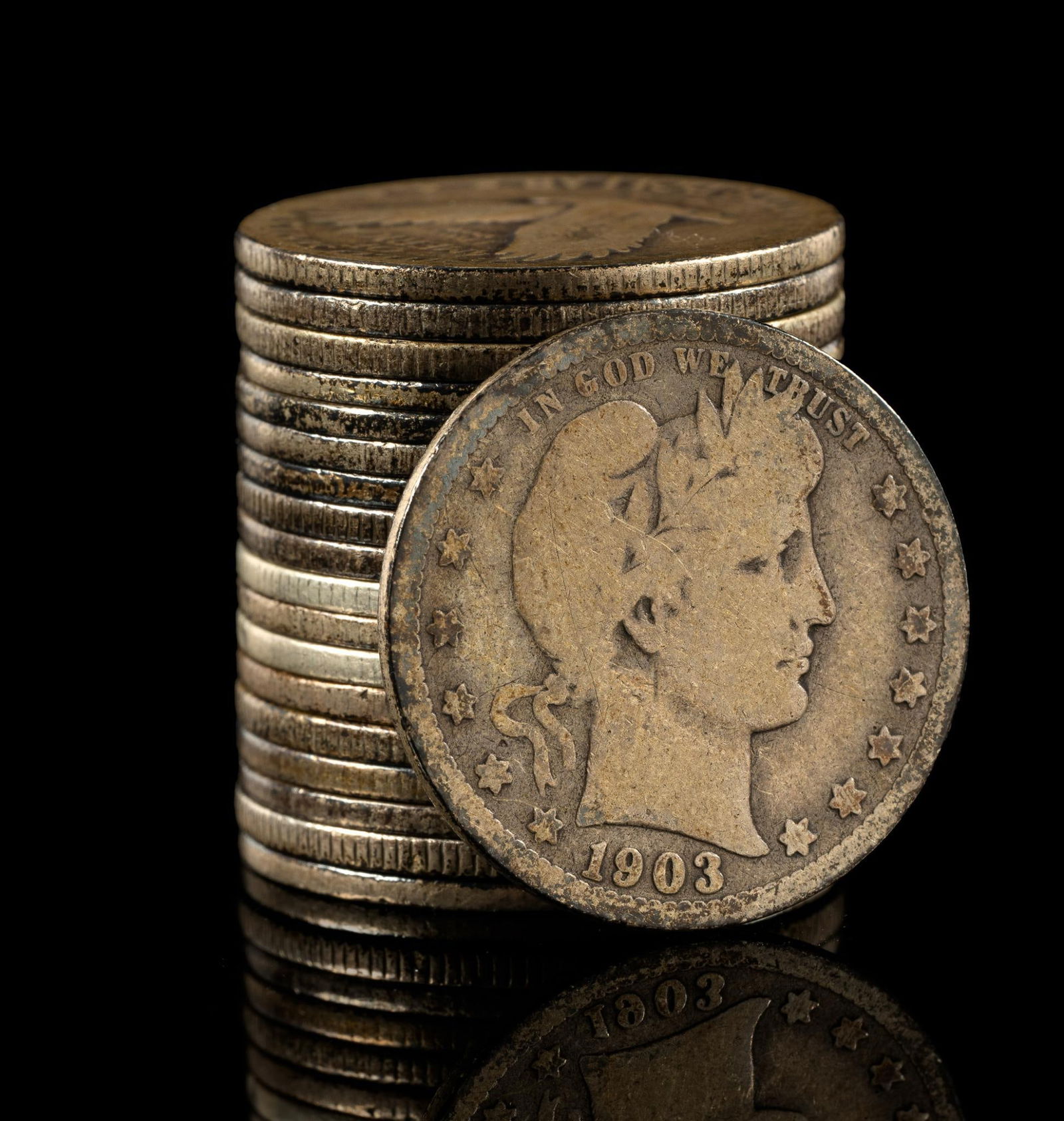 Washington Standing Liberty Barber Quarters (1 of 1)