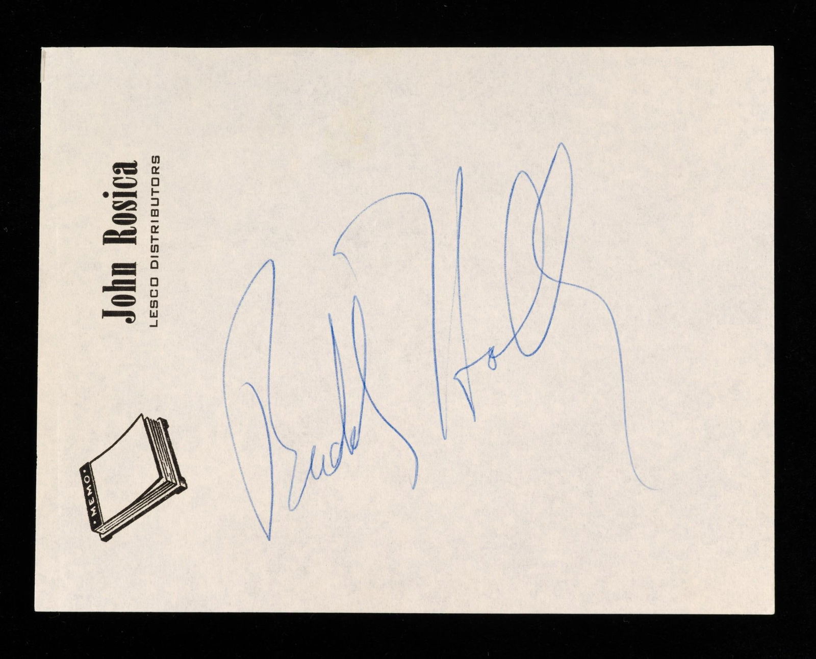 Original Signature Of Buddy Holly (1 of 1)
