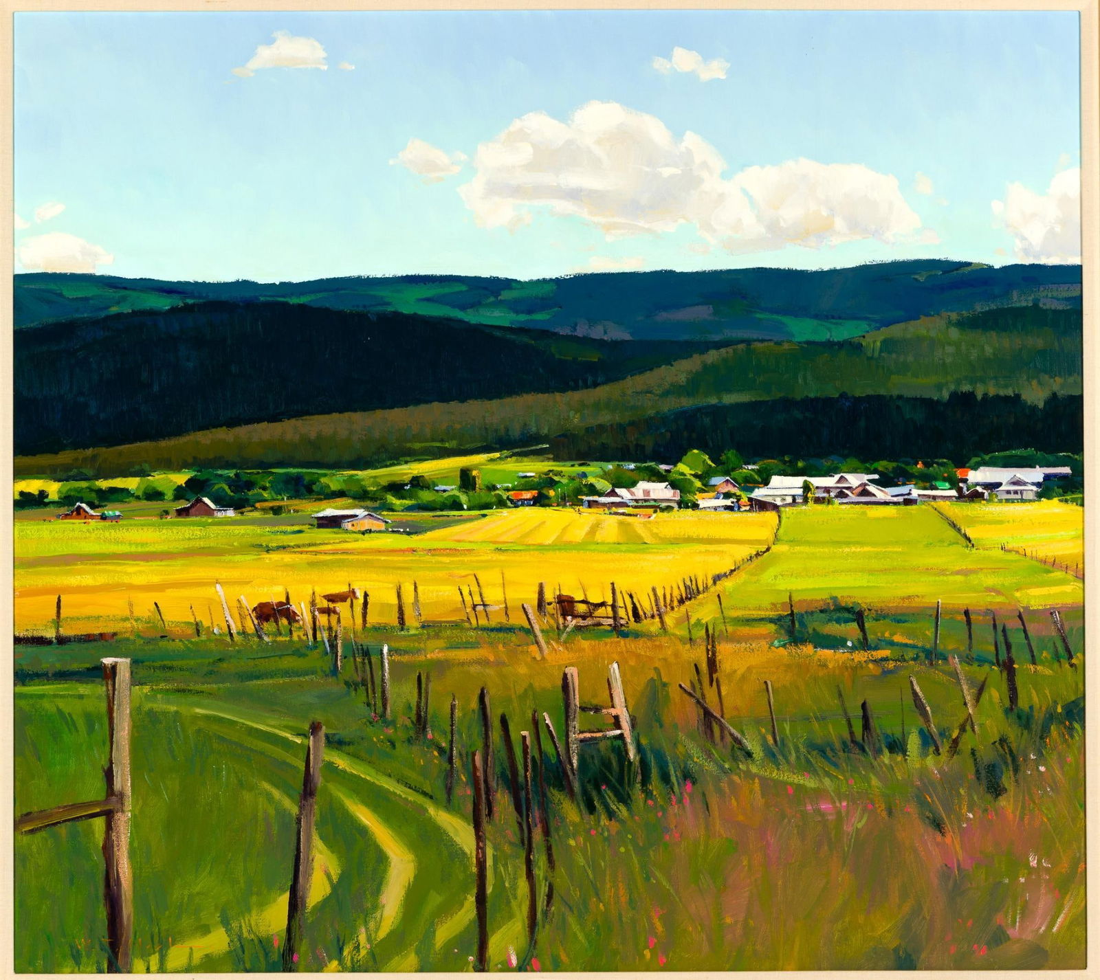 William Cather Hook Acrylic On Canvas Painting (1 of 4)