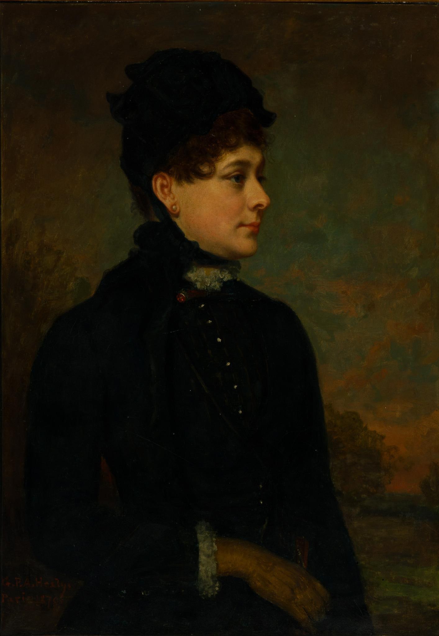 George Healy (1813-1894) Portrait of Miss. Smith (1 of 4)