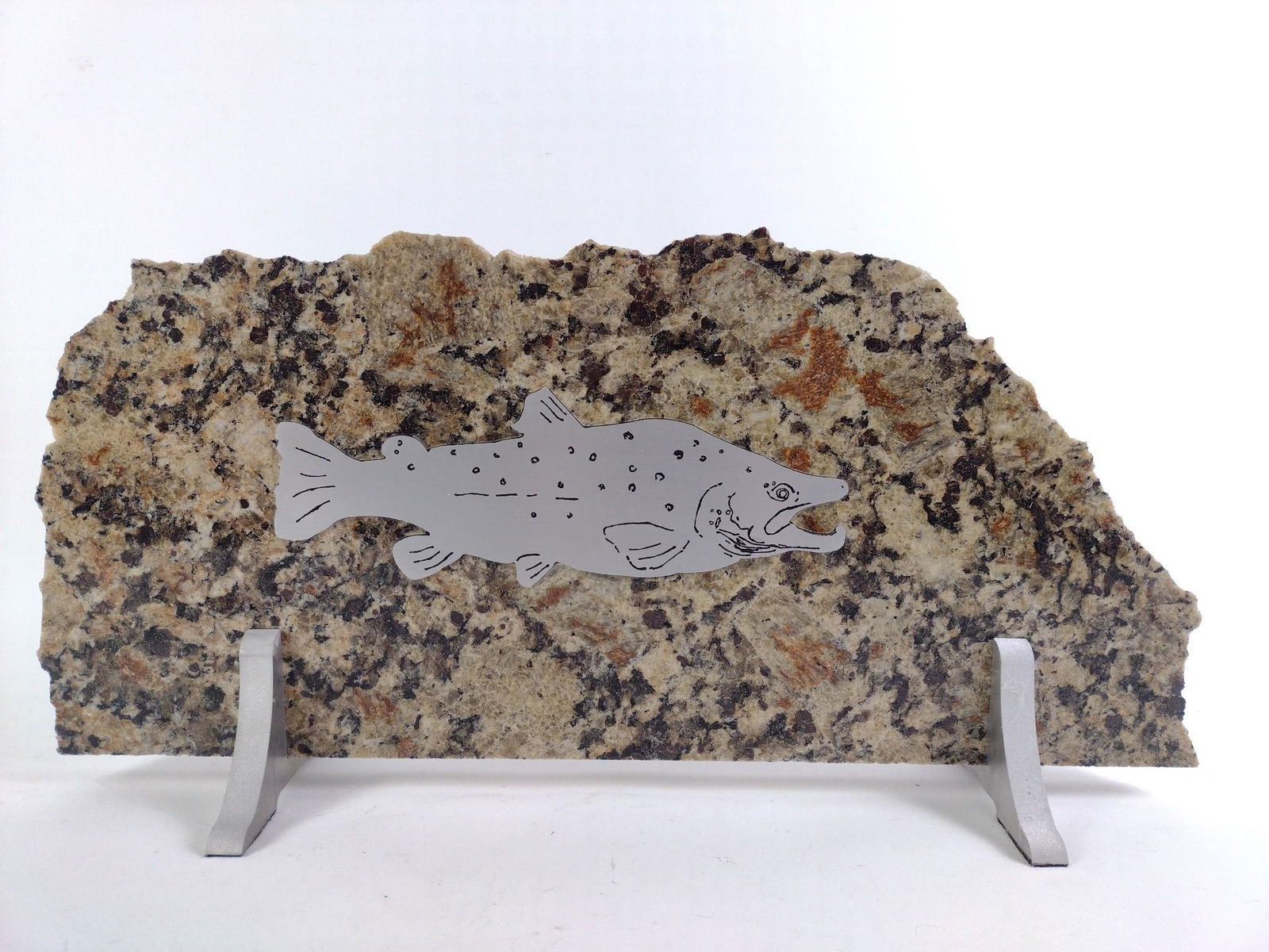 "The Football" Brown Trout Sculpture By James Cavagnaro (1 of 4)