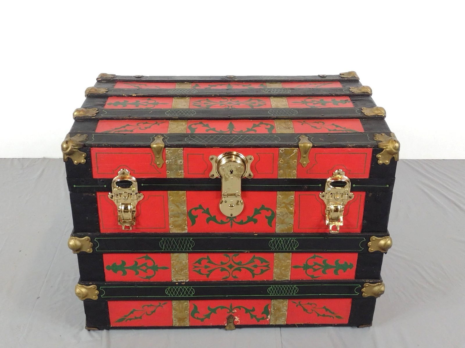 Stencil Painted Trunk (1 of 4)