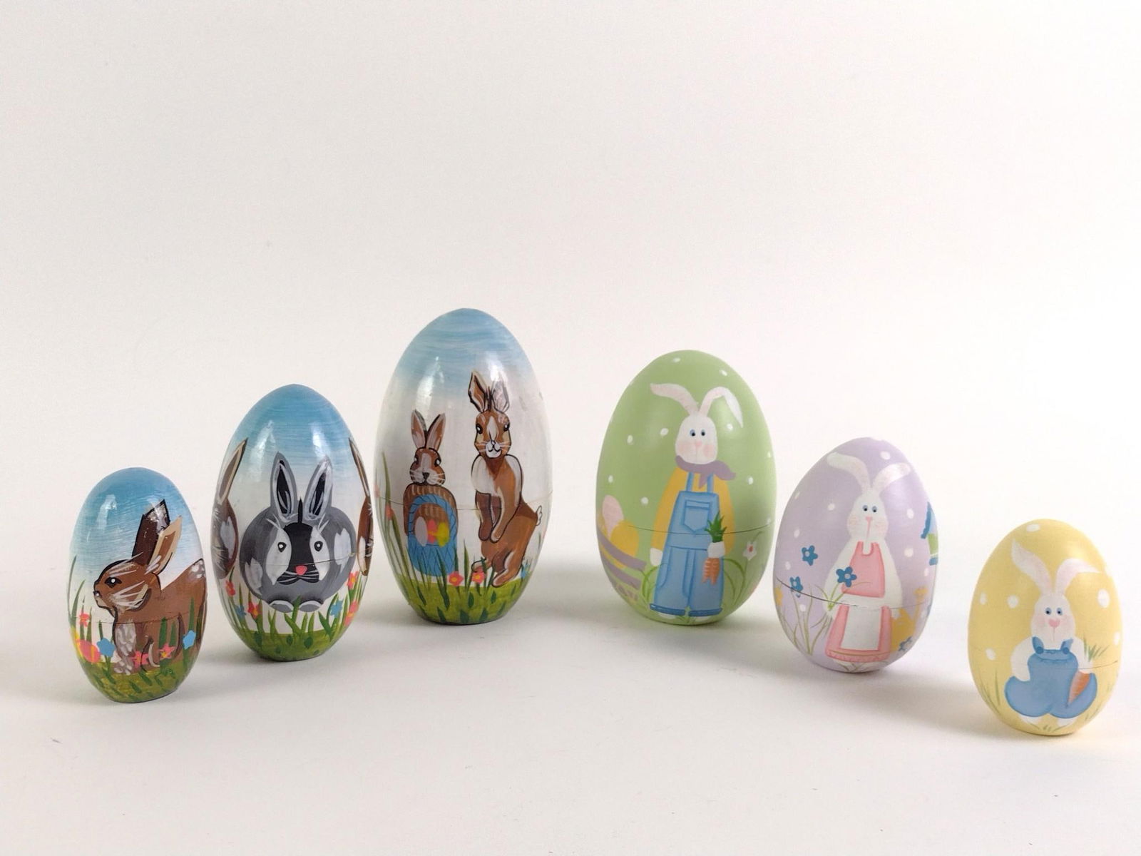 6 Easter Themed Nesting Dolls - 5