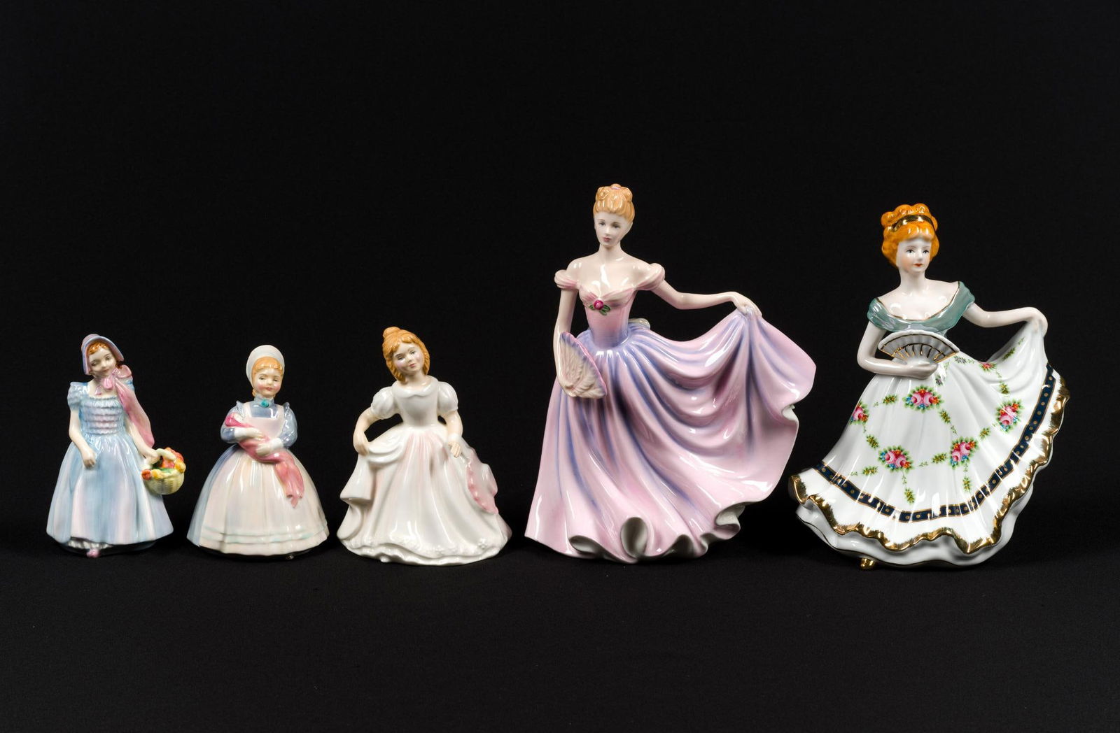 5 Porcelain Figurines incl. Royal Doulton (1 of 7)
