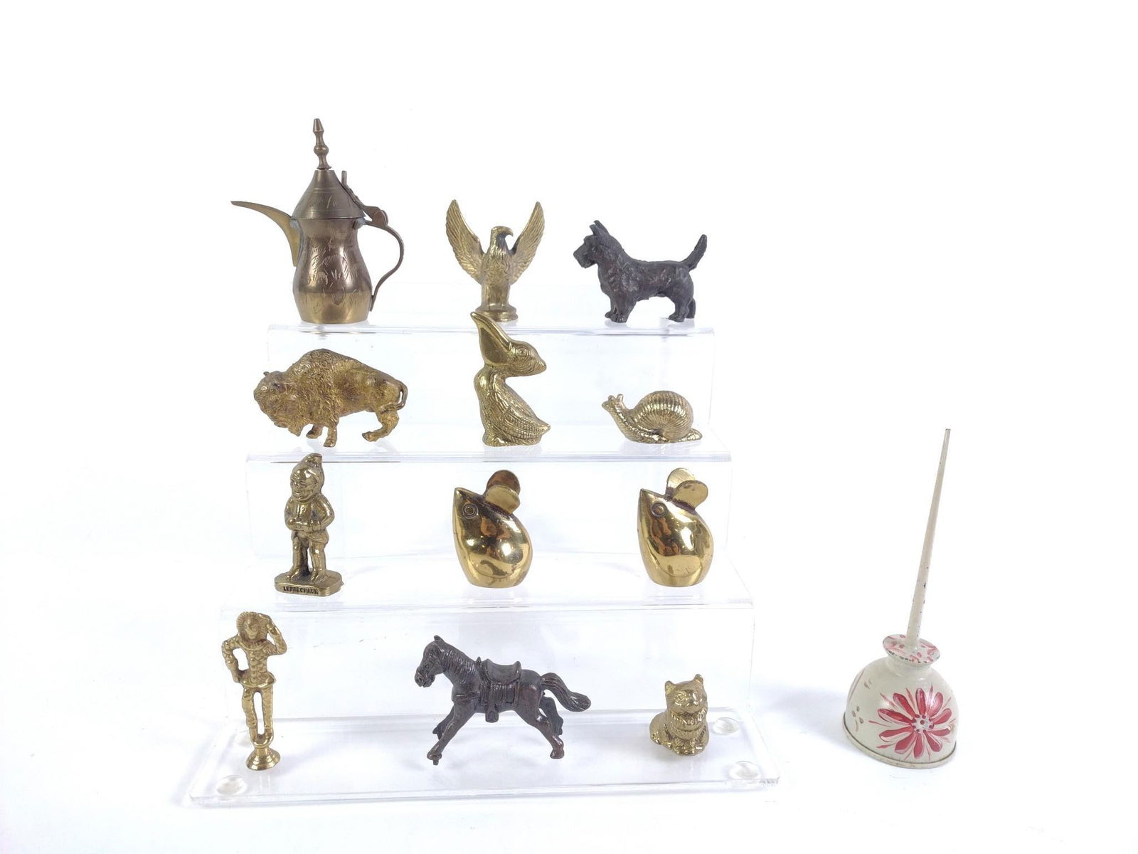 13 Small Brass and Metal Figurines (1 of 4)