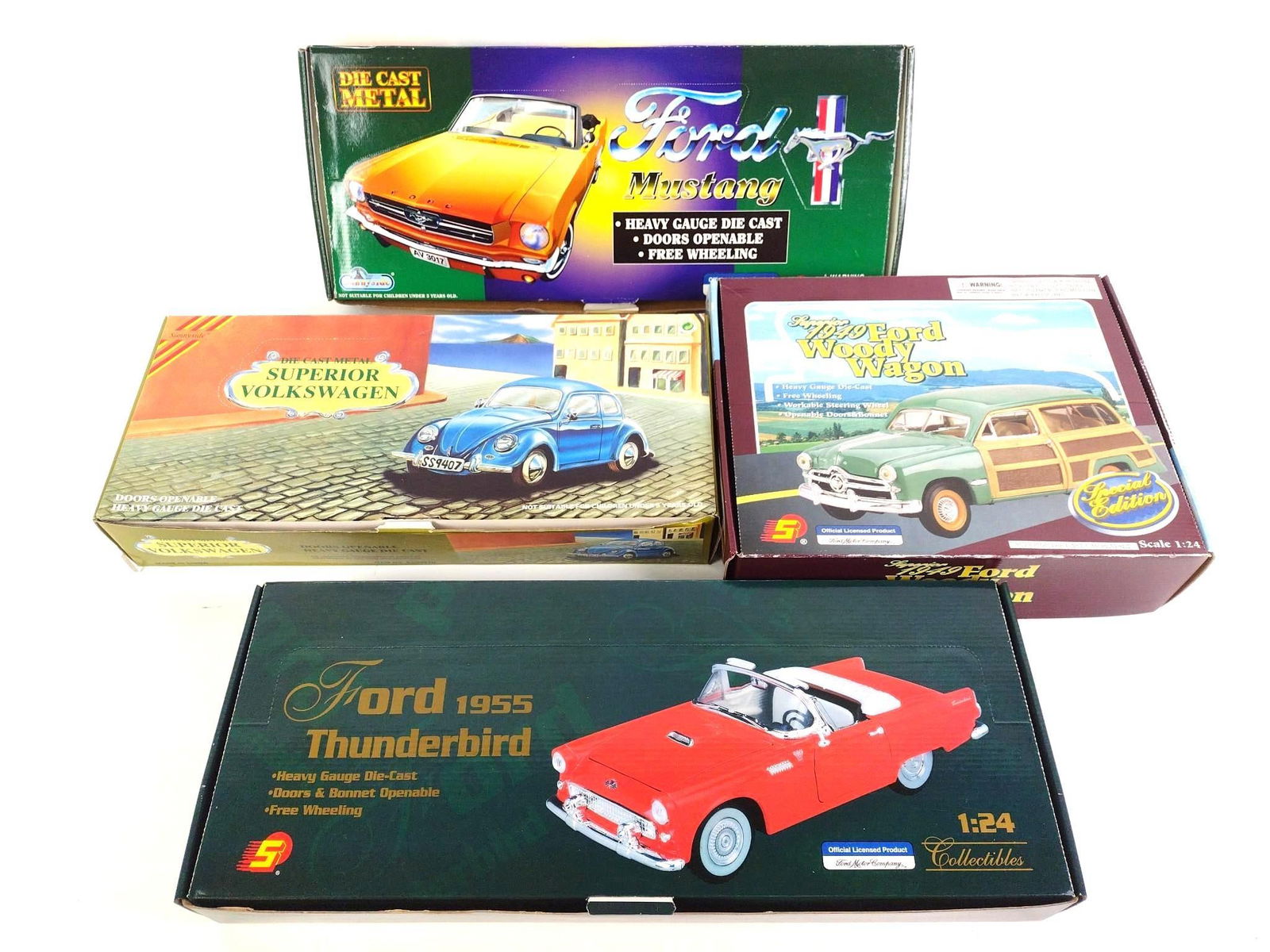 4 Die Cast Car Kits (1 of 5)