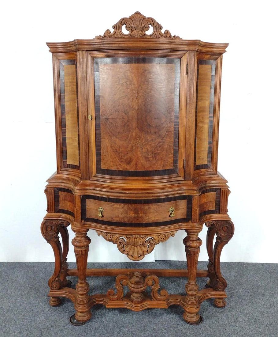 Hellam Furniture Co China Cabinet: NOT ELIGIBLE FOR IN-HOUSE SHIPPING: See Terms for Shipping Options. 51" wide X 22" deep X 75-1/2" high. Has a few light scratches.