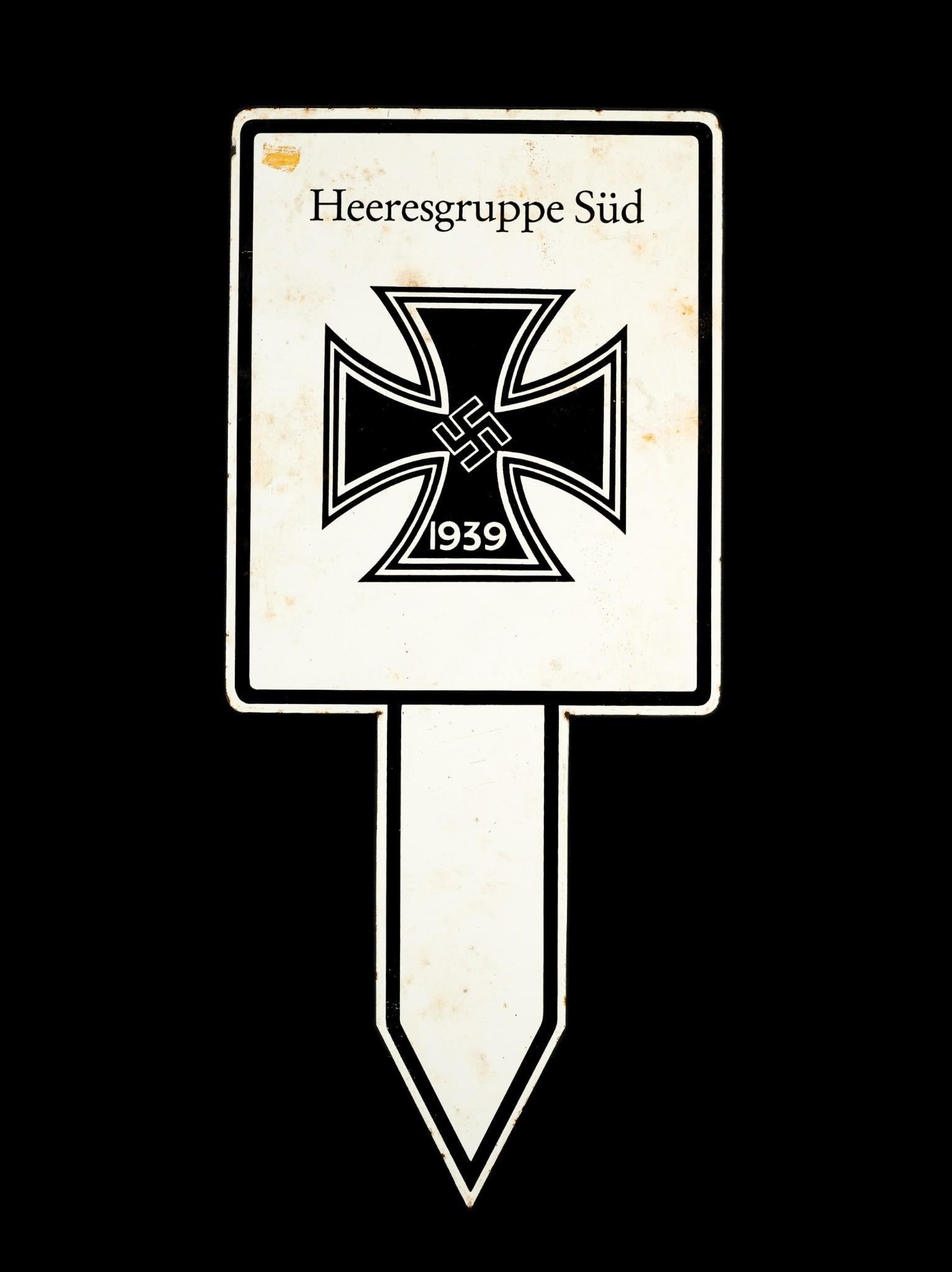 WWII German Military Sign (1 of 2)
