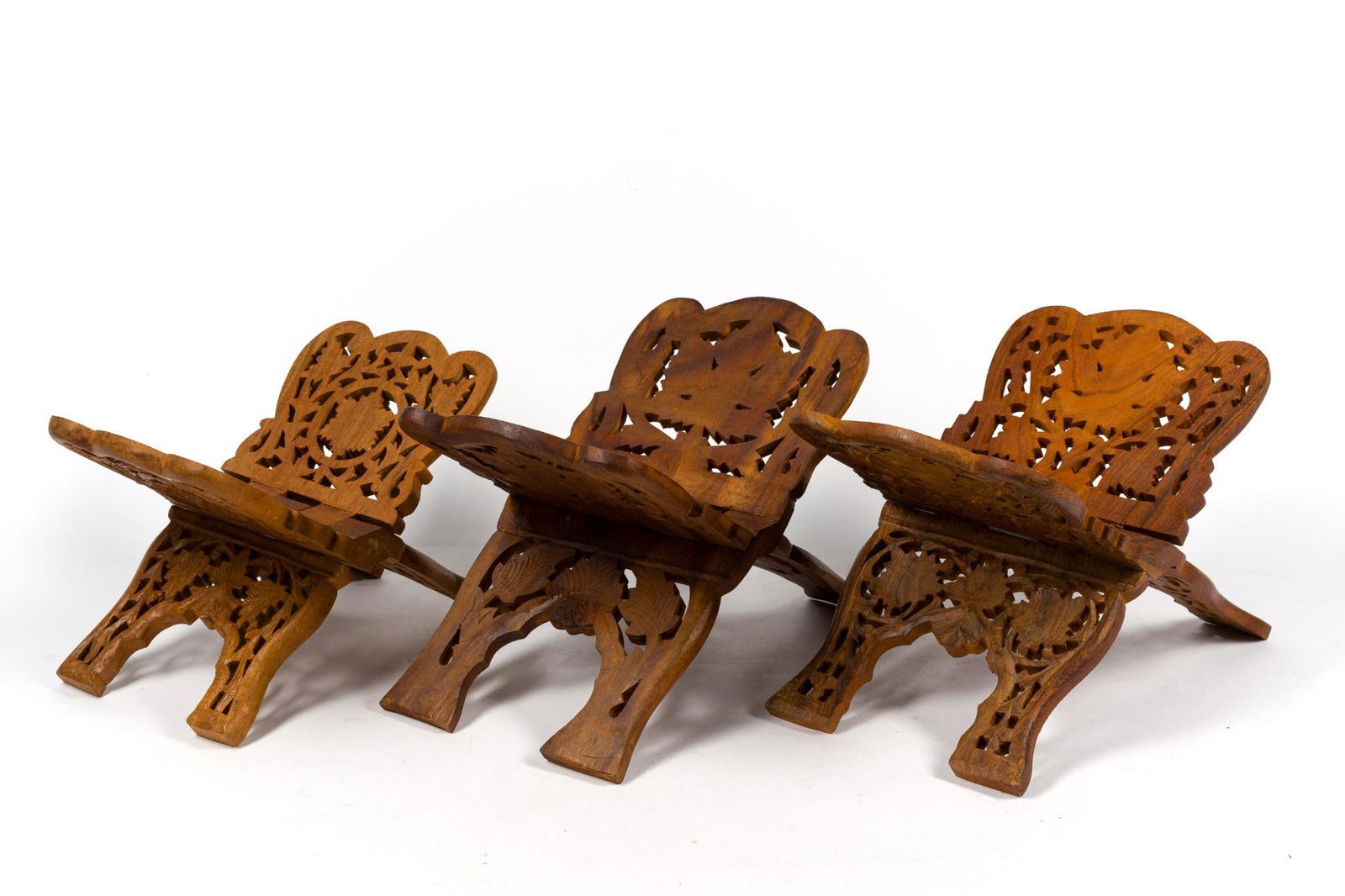 3 Wood Display Stands (1 of 2)